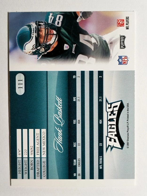 2007 Playoff Prestige Xtra Points Gold #111 Hank Baskett (EXMT)