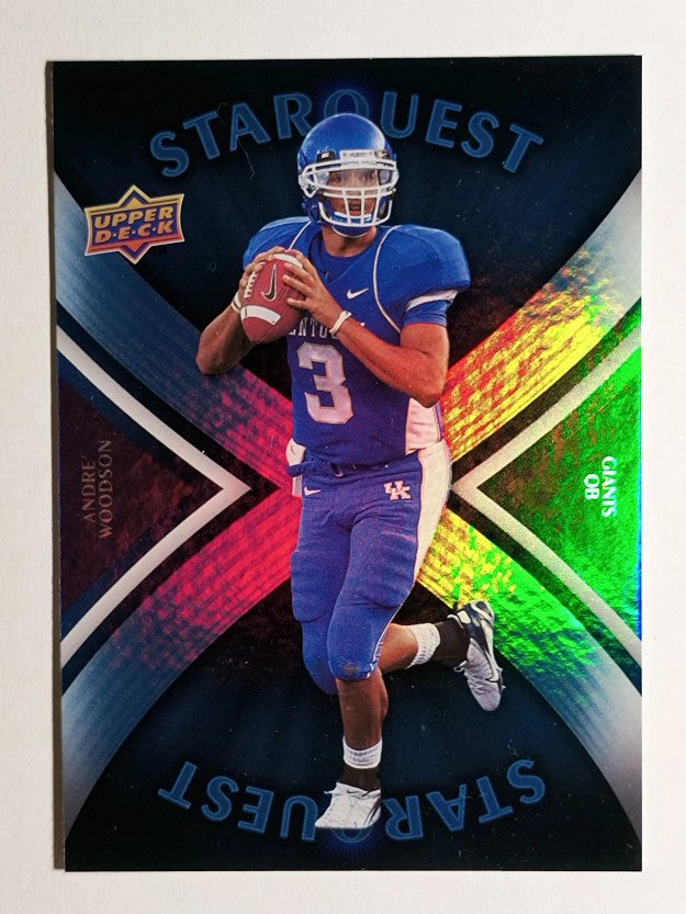 2008 Upper Deck StarQuest Rainbow Blue #SQ2 Andre Woodson