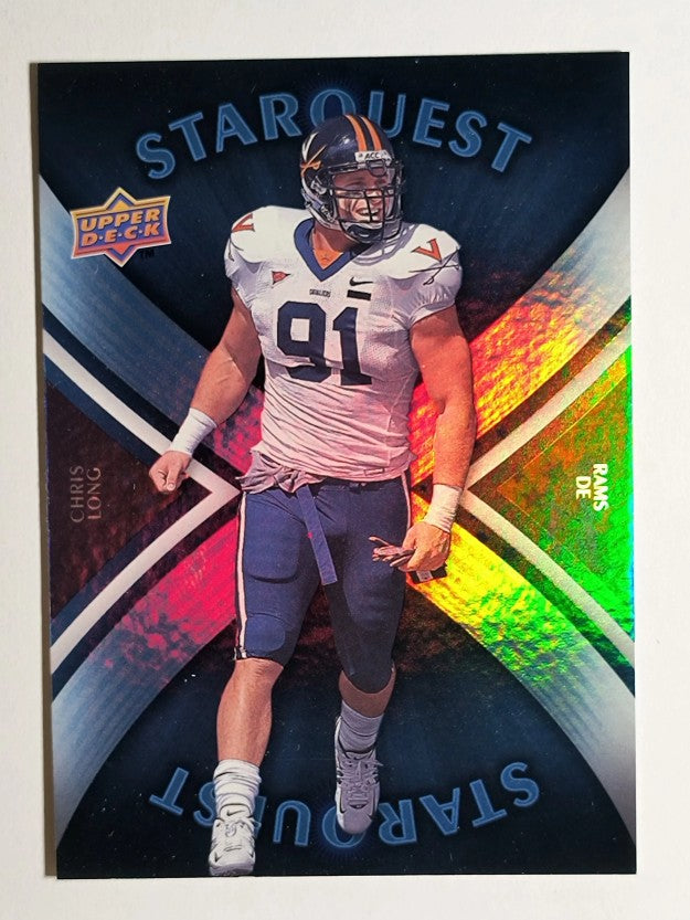 2008 Upper Deck StarQuest Rainbow Blue #SQ7 Chris Long