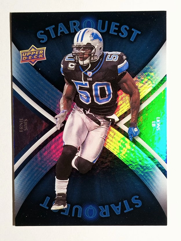 2008 Upper Deck StarQuest Rainbow Blue #SQ13 Ernie Sims