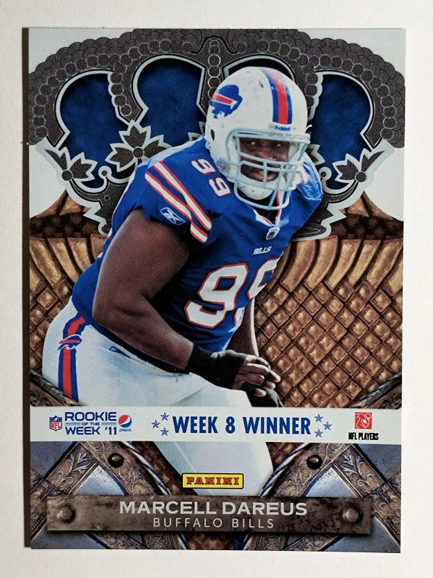 2011 Panini Pepsi Rookie of the Week #8 Marcell Dareus Crown