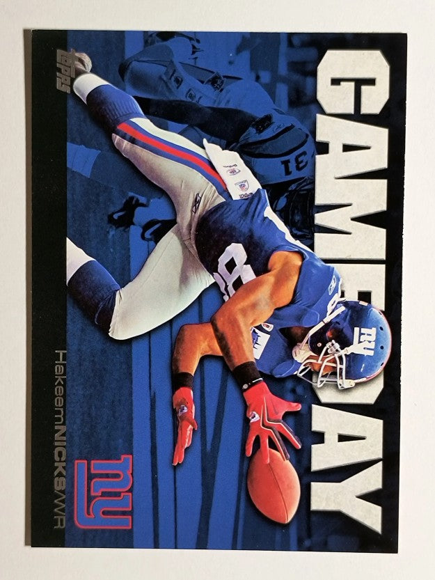 2011 Topps Game Day #GDHN Hakeem Nicks