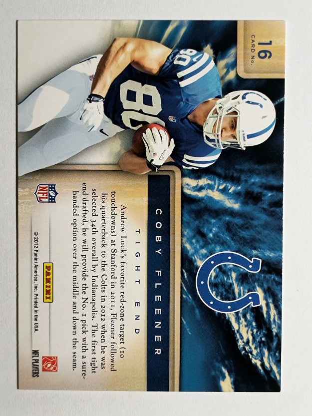 2012 Prestige Draft City Destination #16 Coby Fleener