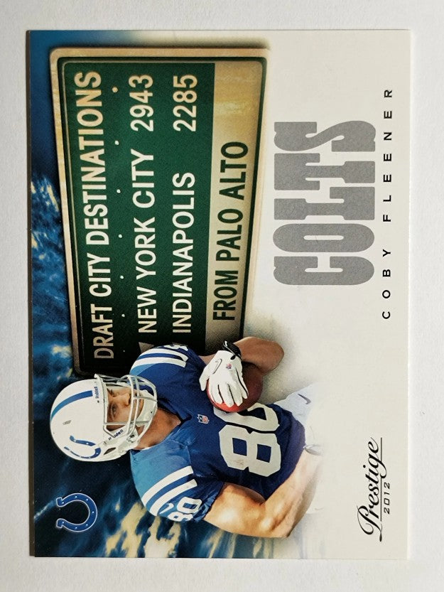 2012 Prestige Draft City Destination #16 Coby Fleener