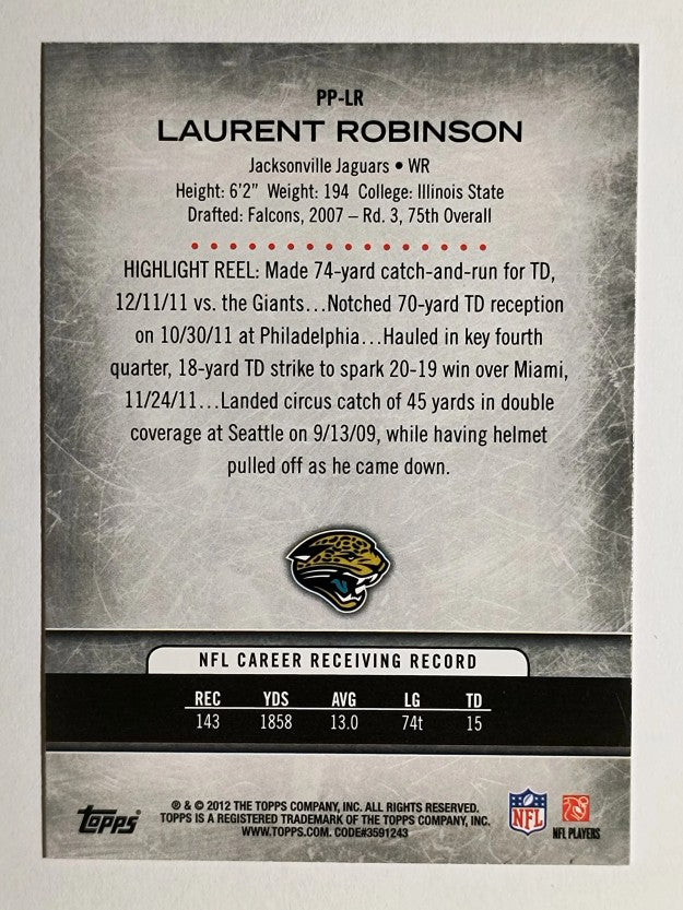 2012 Topps Prolific Playmakers #PPLB LeGarrette Blount