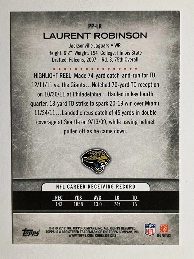 2012 Topps Prolific Playmakers #PPLB LeGarrette Blount