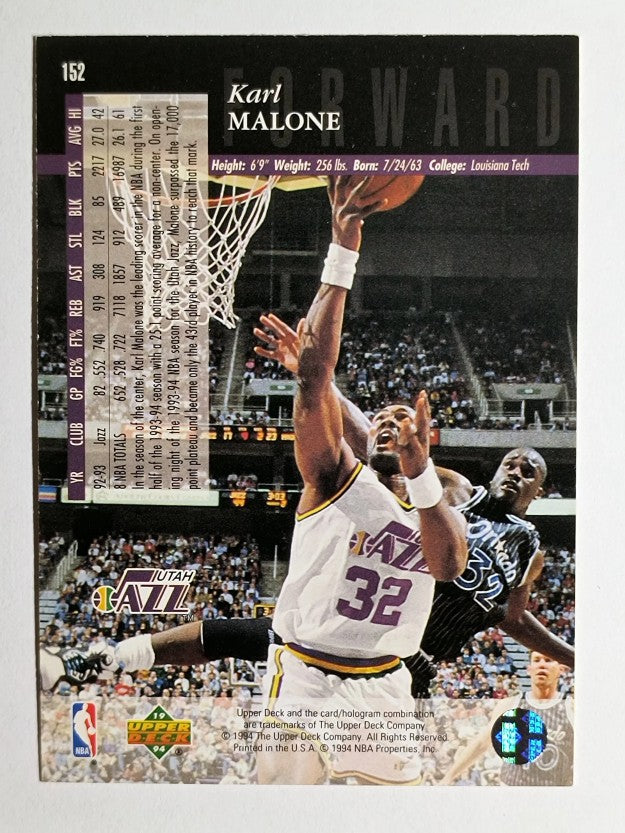1993-94 Upper Deck SE #152 Karl Malone