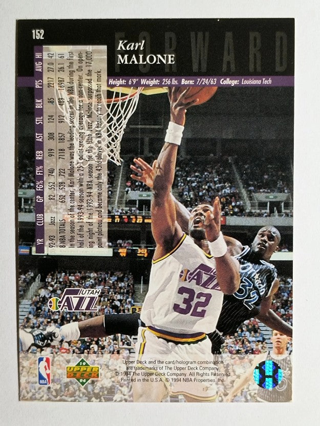 1993-94 Upper Deck SE #152 Karl Malone