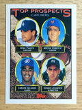 1993 Topps #701 Mike Piazza/Brook Fordyce/Carlos Delgado/Donnie Leshnock