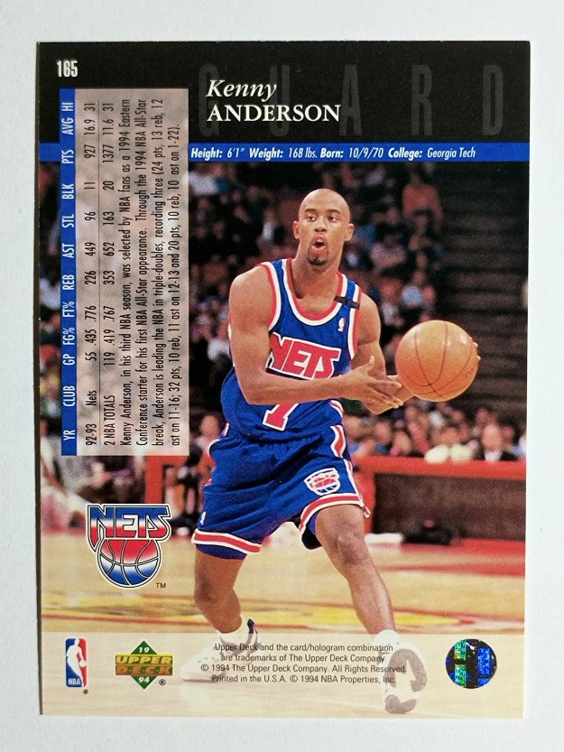 1993-94 Upper Deck SE #165 Kenny Anderson