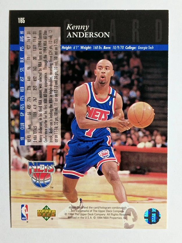 1993-94 Upper Deck SE #165 Kenny Anderson