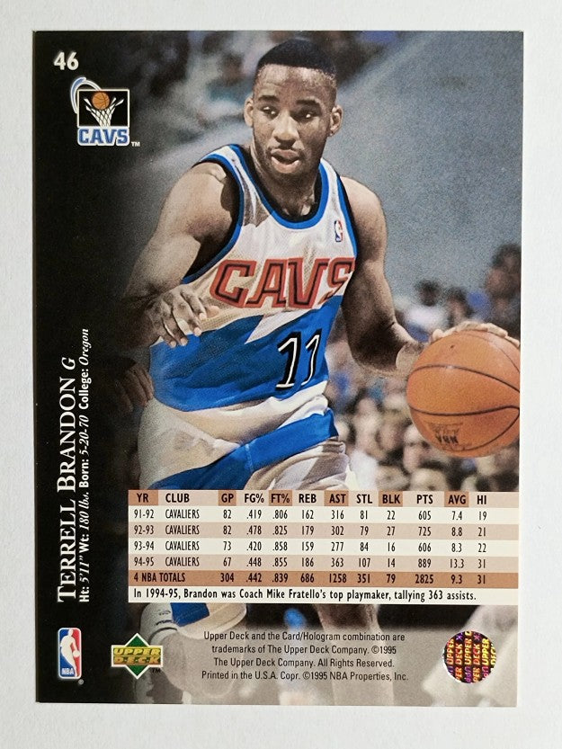 1995-96 Upper Deck #46 Terrell Brandon