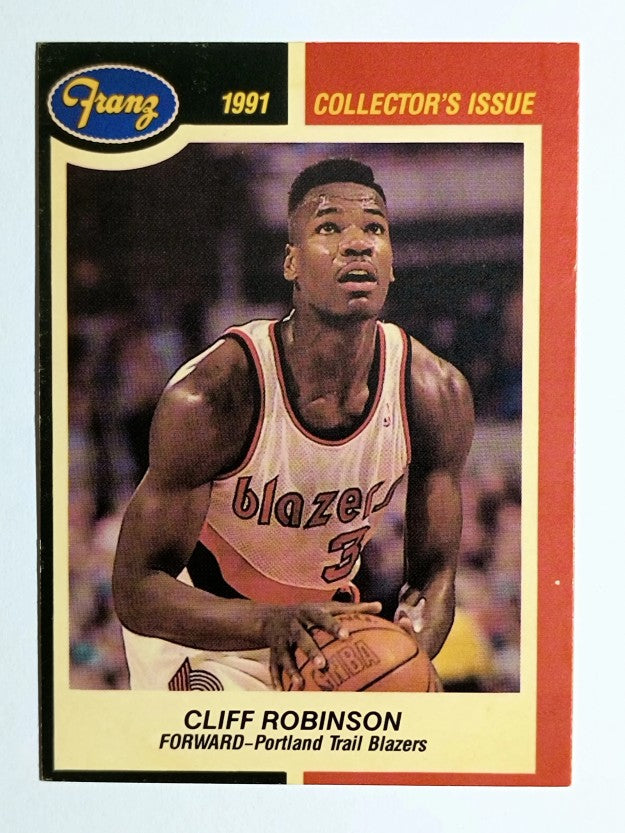 1990-91 Trail Blazers Franz #18 Cliff Robinson (EX)