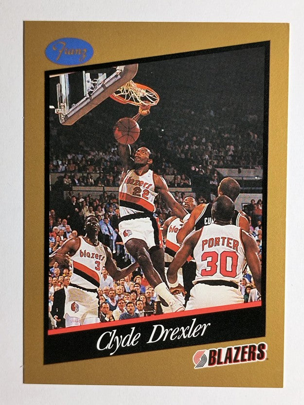 1991-92 Trail Blazers Franz #10 Clyde Drexler (NM)