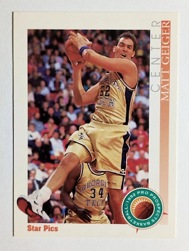 1992 Star Pics #8 Matt Geiger