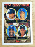 1993 Topps #701 Mike Piazza/Brook Fordyce/Carlos Delgado/Donnie Leshnock