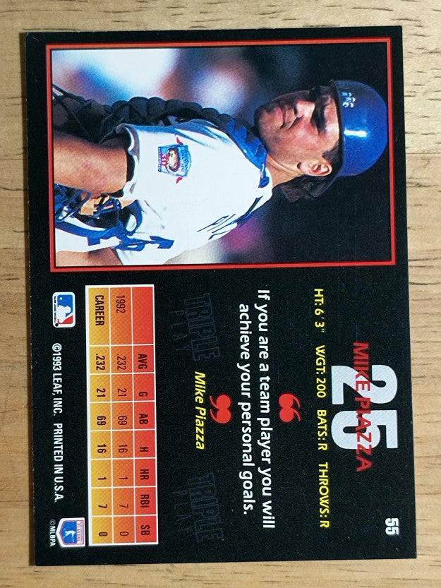 1993 Triple Play #55 Mike Piazza