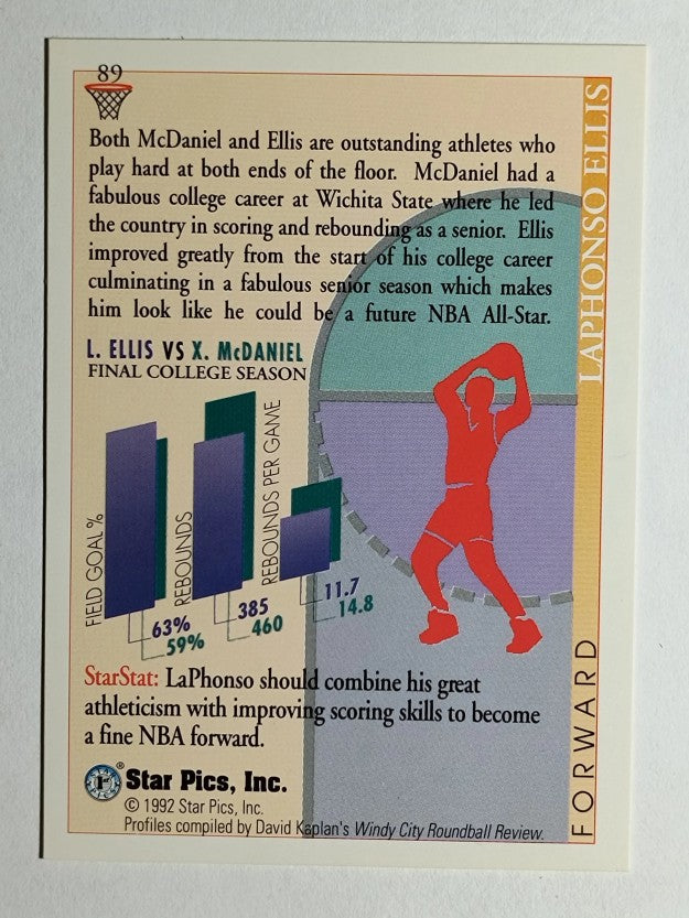 1992 Star Pics #89 LaPhonso Ellis SS