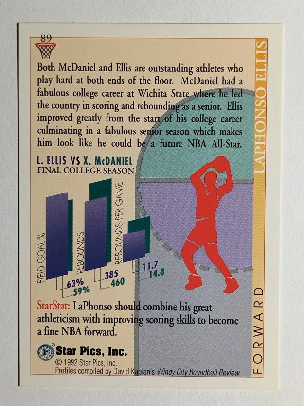 1992 Star Pics #89 LaPhonso Ellis SS
