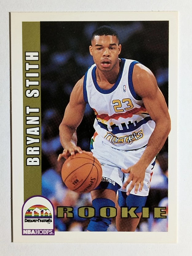 1992-93 Hoops #378 Bryant Stith RC