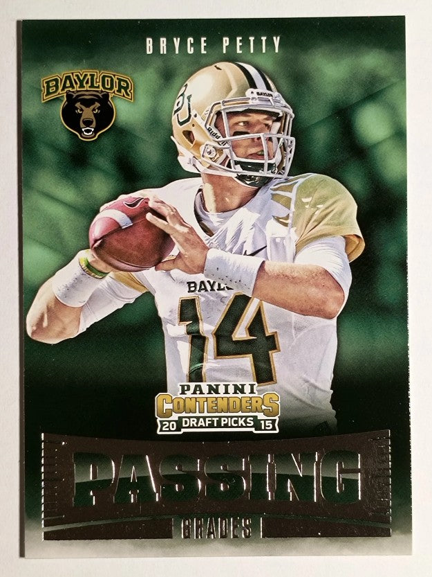 2015 Panini Contenders Draft Picks Passing Grades #4 Bryce Petty