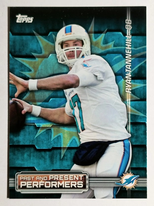 2015 Topps Past and Present Performers #PPPTM Ryan Tannehill/Dan Marino