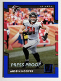 2017 Donruss Press Proofs Blue #172 Austin Hooper