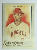 2020 Topps Allen and Ginter #218 Andrelton Simmons
