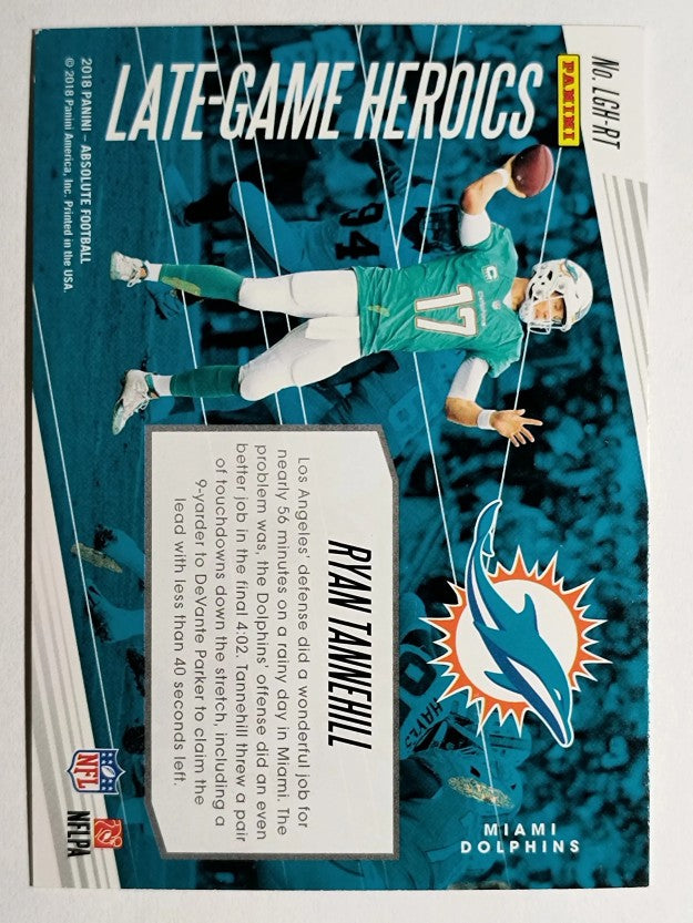 2018 Absolute Late Game Heroics #20 Ryan Tannehill (NM)