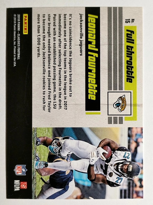 2018 Classics Full Throttle #15 Leonard Fournette (NM)