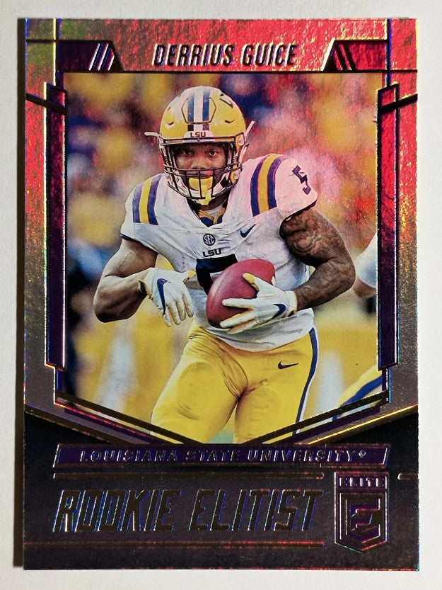 2018 Elite Rookie Elitist #12 Derrius Guice