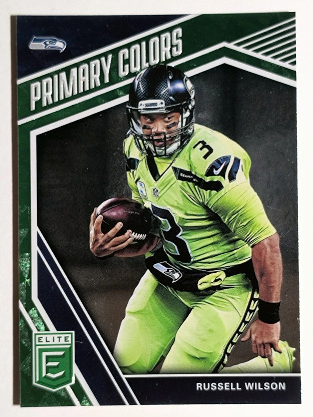 2019 Elite Primary Colors Green #20 Russell Wilson (NM)