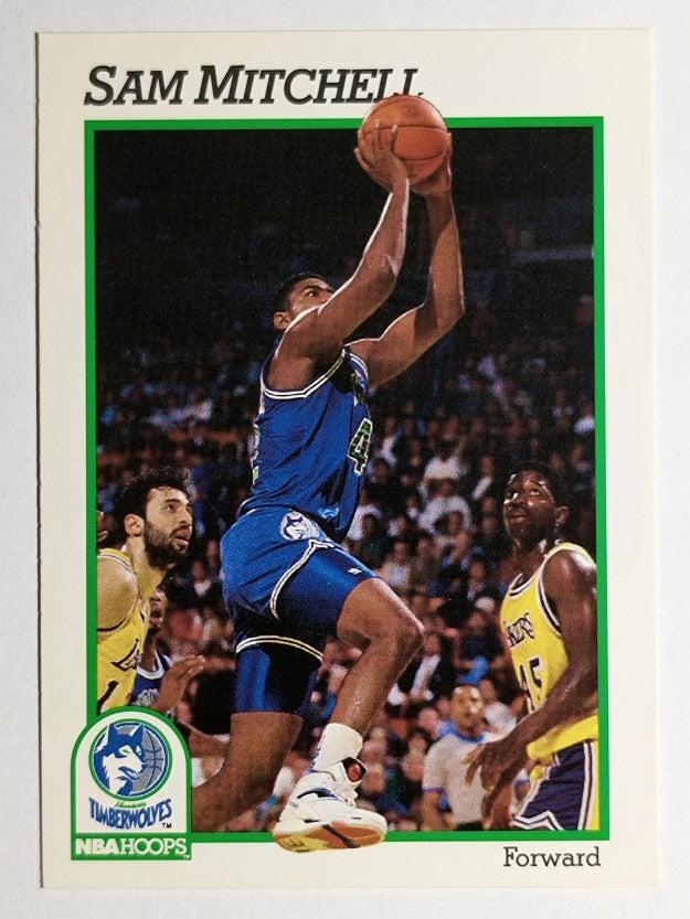 1991-92 Hoops #127 Sam Mitchell