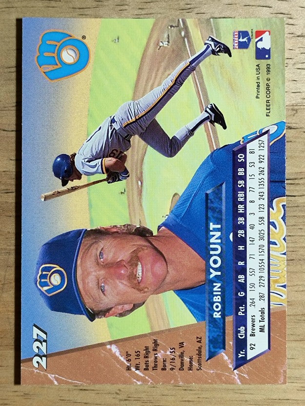 1993 Ultra #227 Robin Yount