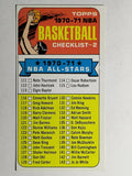 1970-71 Topps #101A Checklist 111-175/1970-71 in black (EXMT)