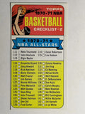 1970-71 Topps #101A Checklist 111-175/1970-71 in black (EXMT)
