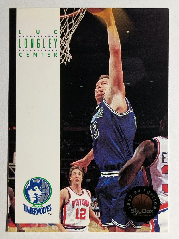 1993-94 SkyBox Premium #250 Luc Longley