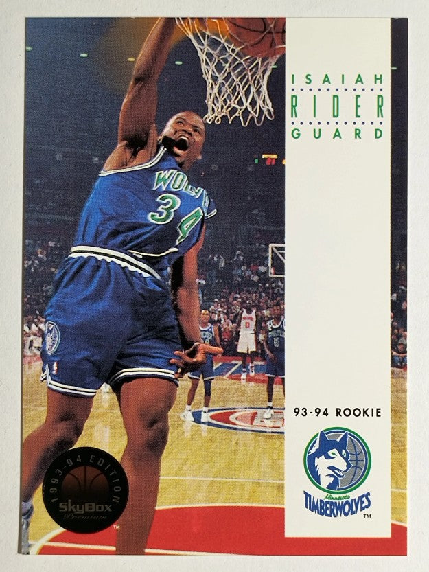 1993-94 SkyBox Premium #251 Isaiah Rider RC