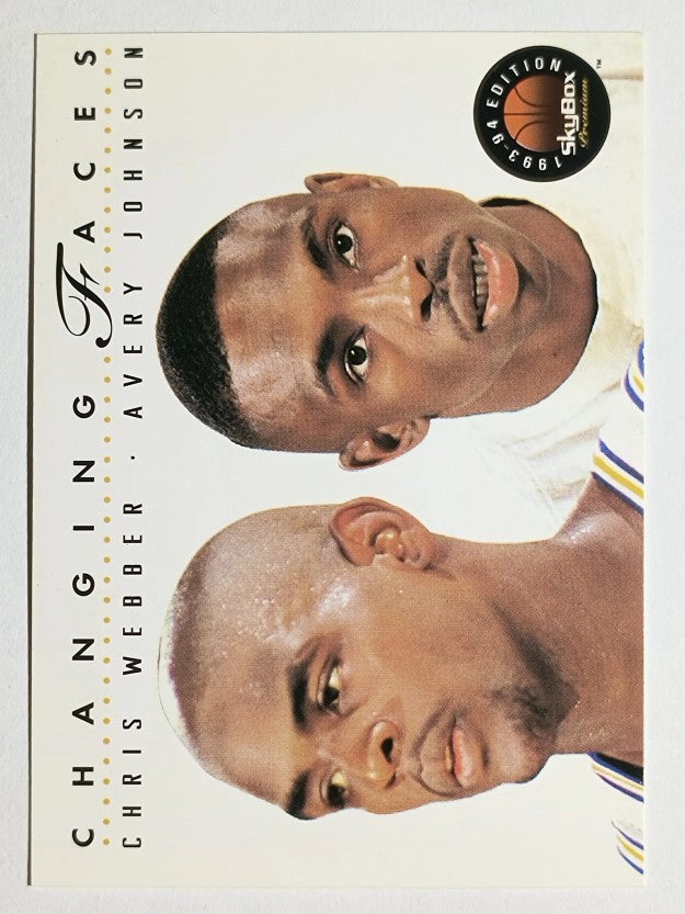1993-94 SkyBox Premium #300 Chris Webber CF/Avery Johnson