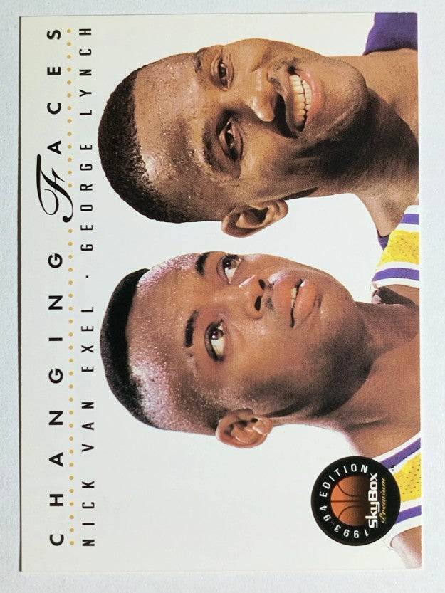 1993-94 SkyBox Premium #304 Nick Van Exel CF/George Lynch