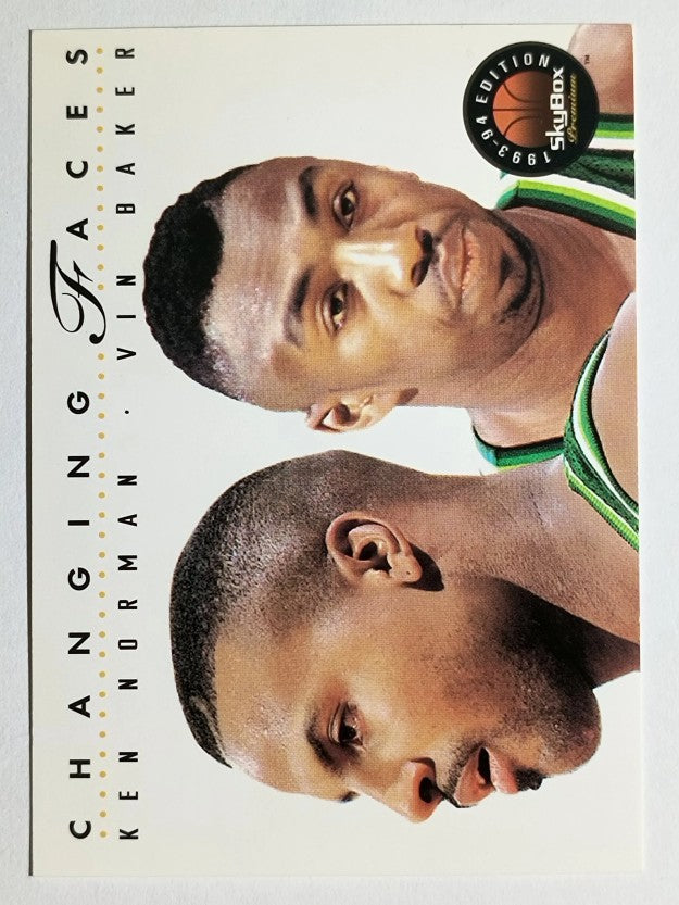 1993-94 SkyBox Premium #306 Ken Norman CF/Vin Baker