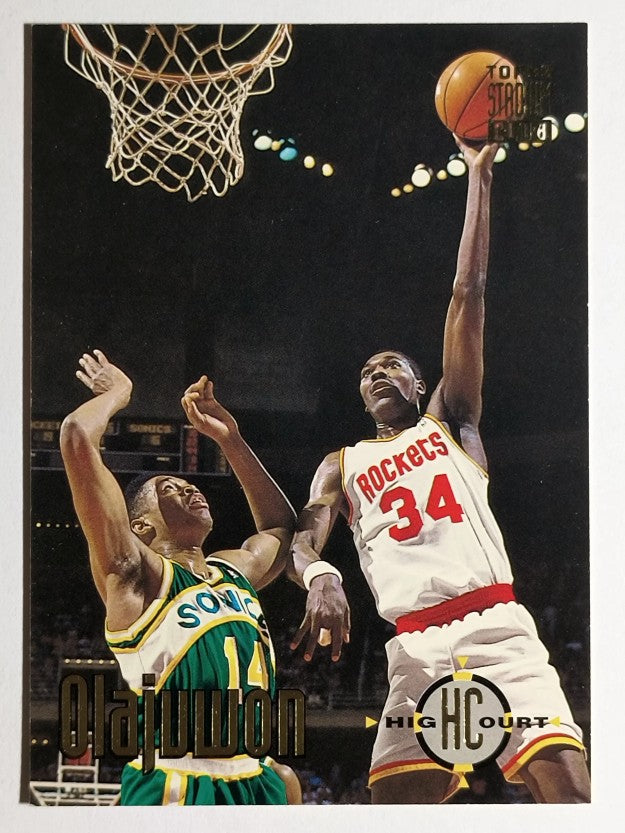 1993-94 Stadium Club #64 Hakeem Olajuwon HC