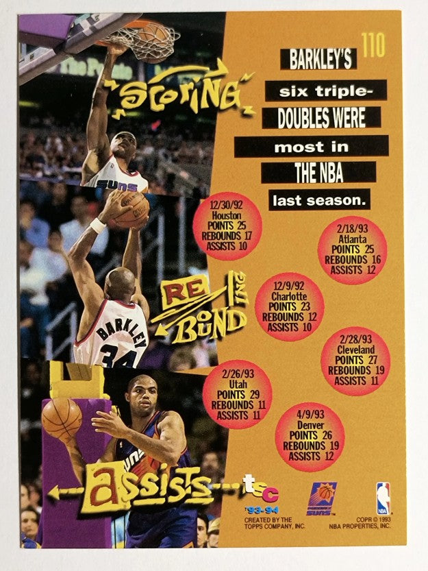 1993-94 Stadium Club #110 Charles Barkley TD (NM)