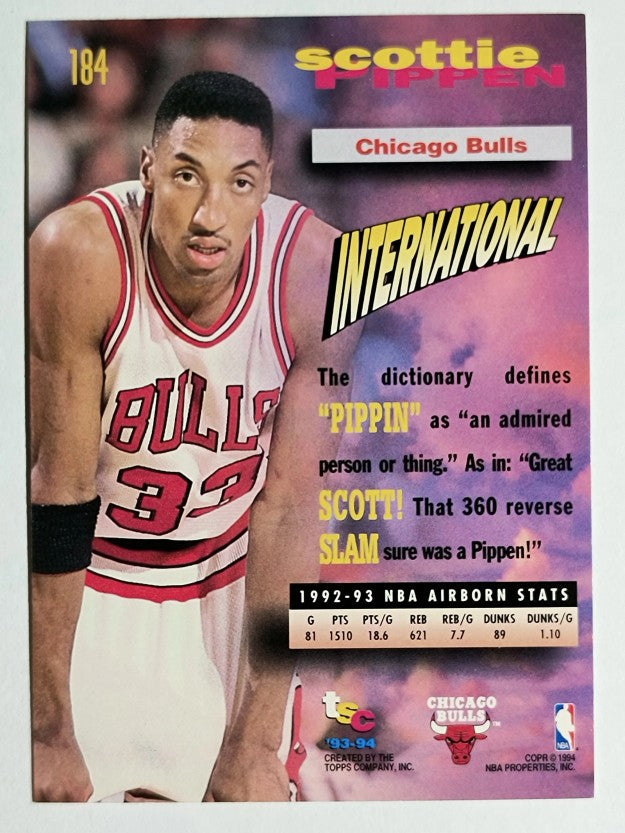 1993-94 Stadium Club #184 Scottie Pippen FF (NM)