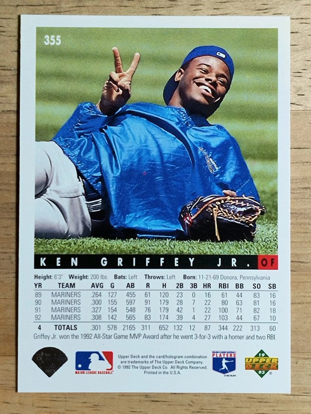 1993 Upper Deck #355 Ken Griffey Jr.