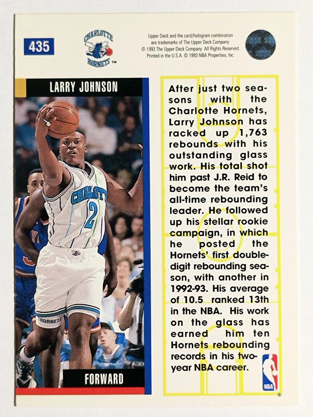 1993-94 Upper Deck #435 Larry Johnson EB