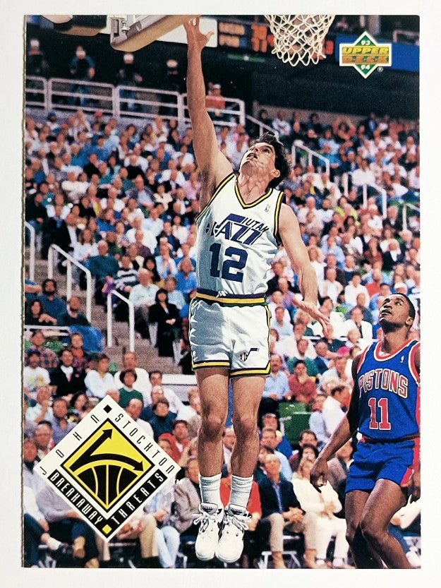 1993-94 Upper Deck #445 John Stockton BT (NM)