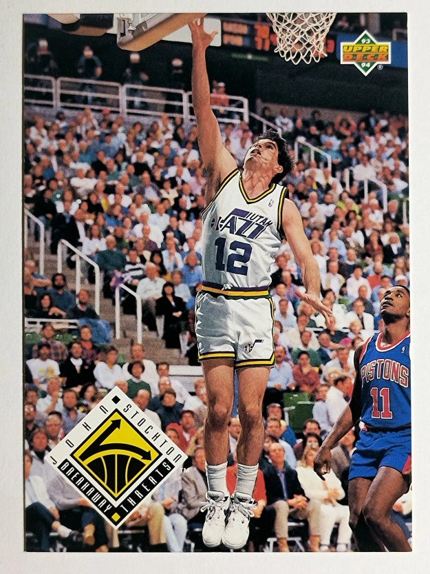 1993-94 Upper Deck #445 John Stockton BT