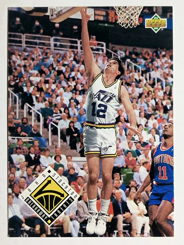 1993-94 Upper Deck #445 John Stockton BT (NM)