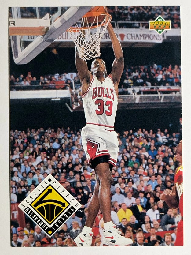 1993-94 Upper Deck #449 Scottie Pippen BT (NM)